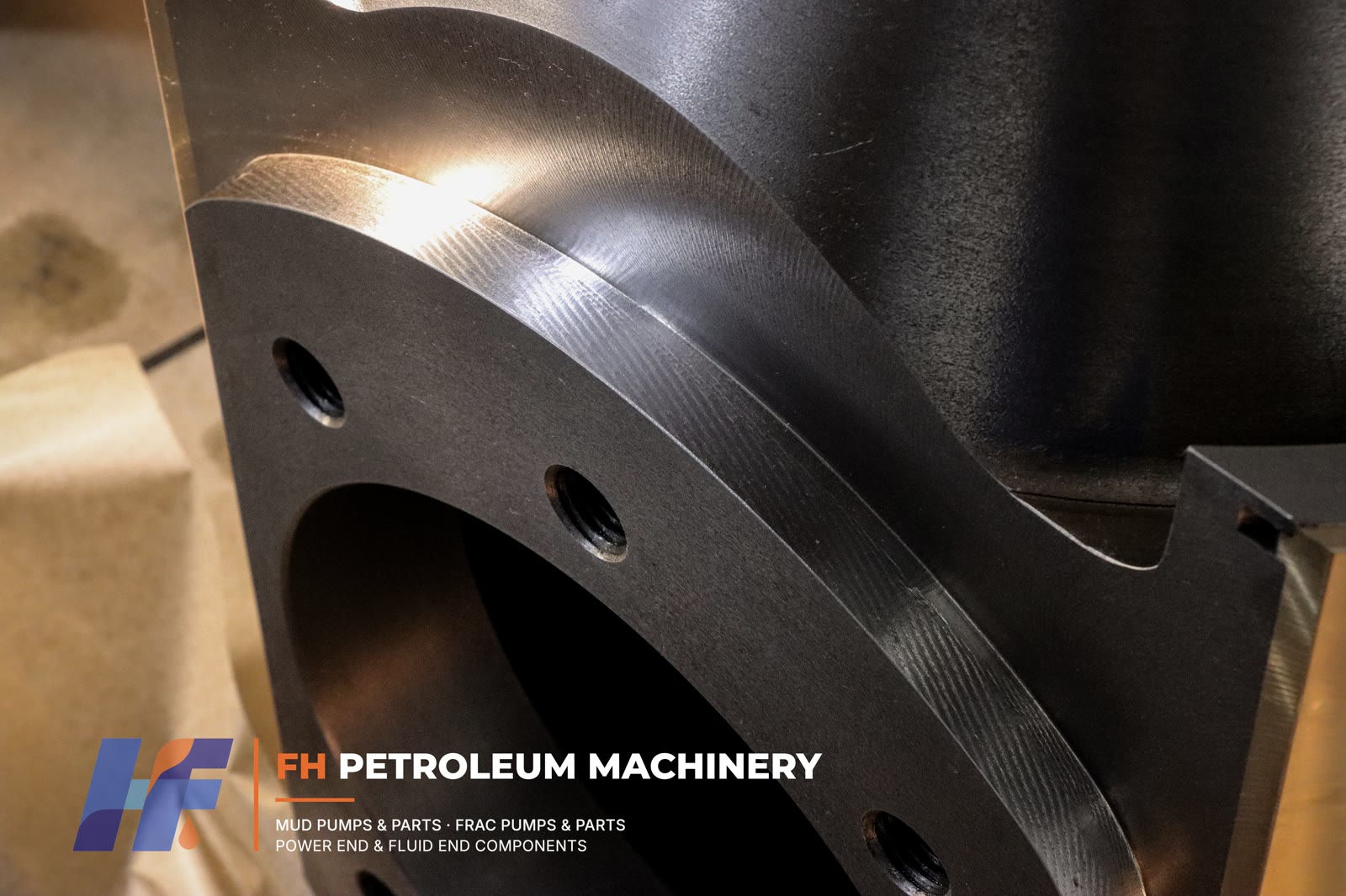 Mud Pump Crosshead Assembly with Segmented Bronze Shoes