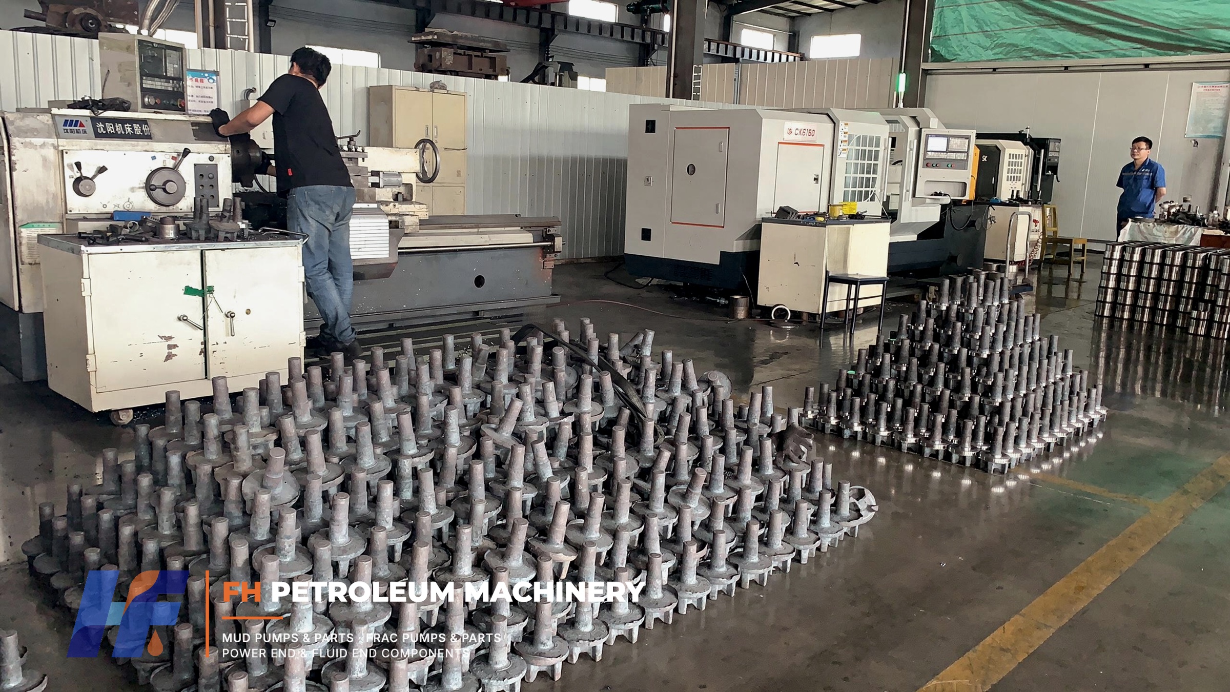 No. 7 triple-rib mud pump valve body forged blanks prepared for batch machining