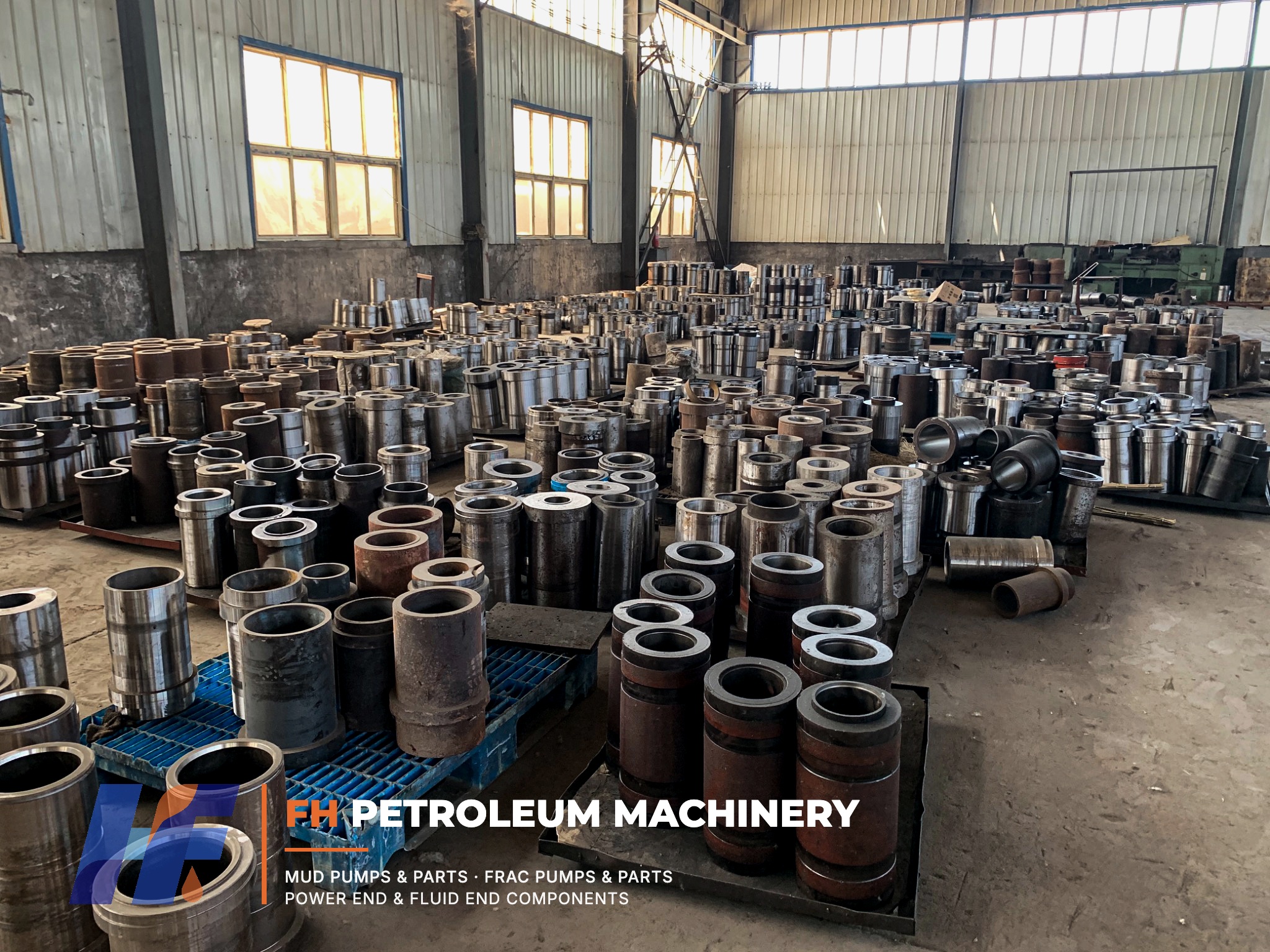 Mud pump liner blanks in production at FH Petroleum