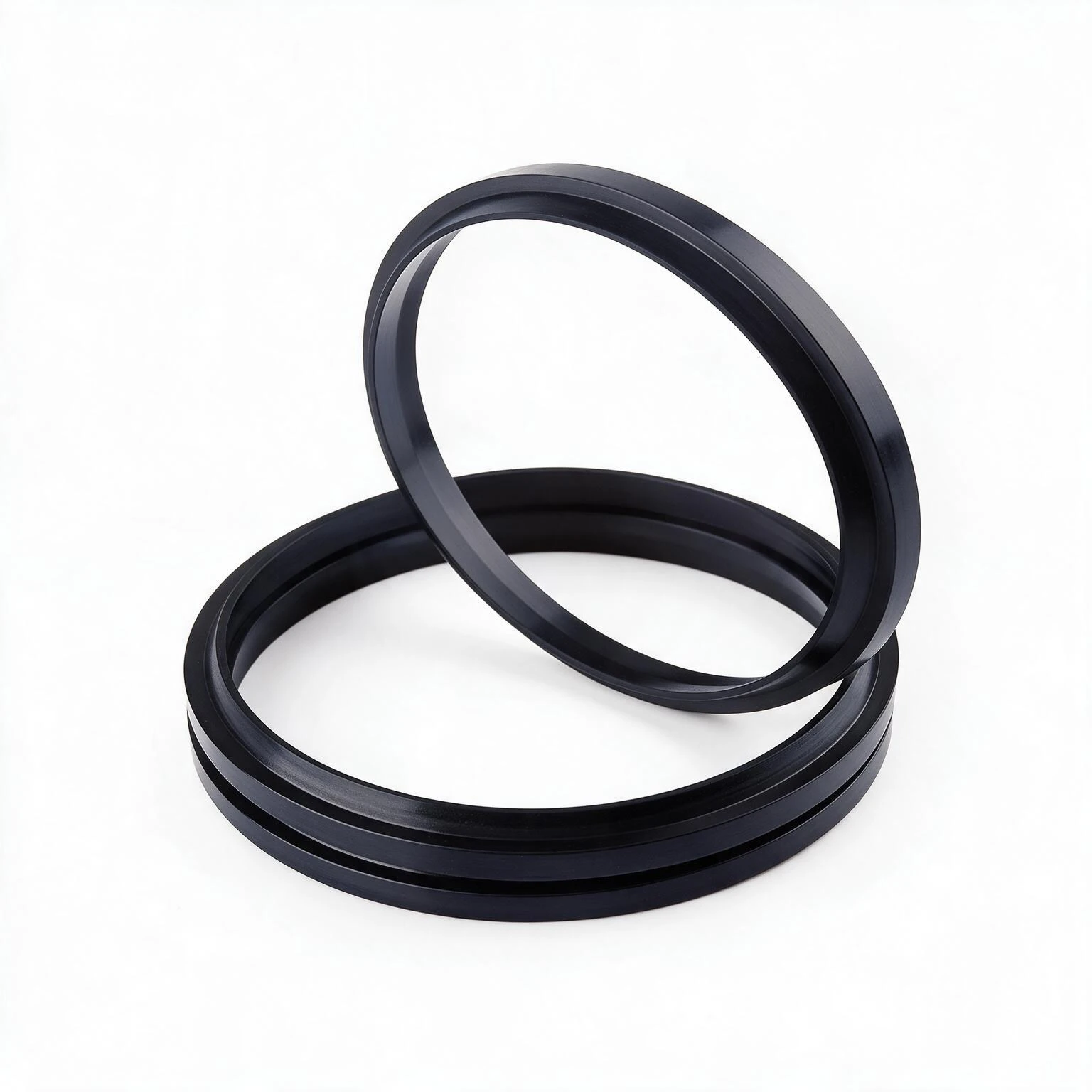 Black double lip oil seals for mud pump shaft sealing