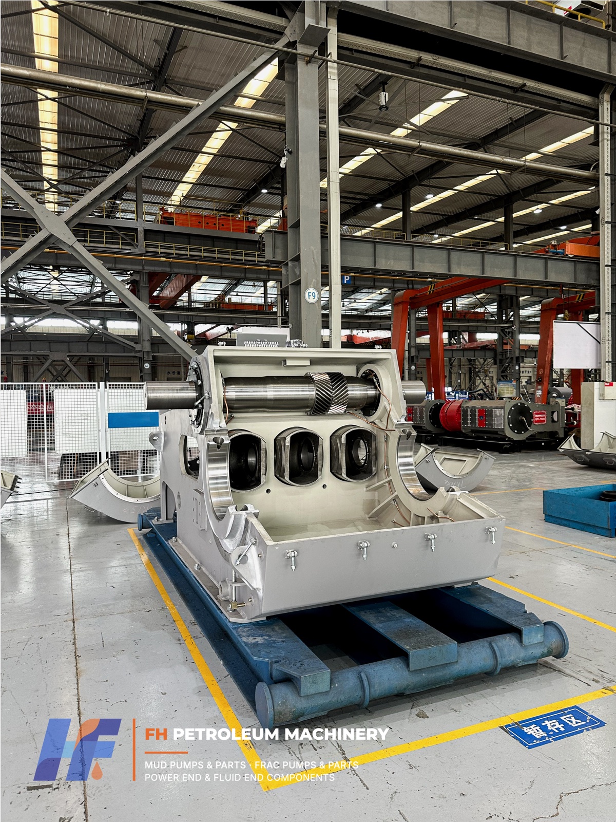 F-Series mud pump power end internal structure
