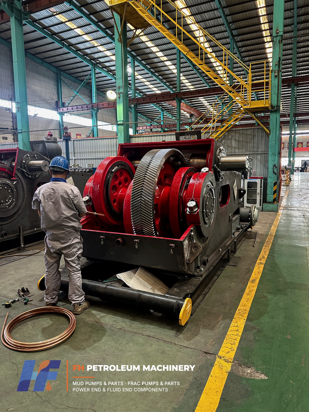 F-Series mud pump gear and crankshaft power end assembly