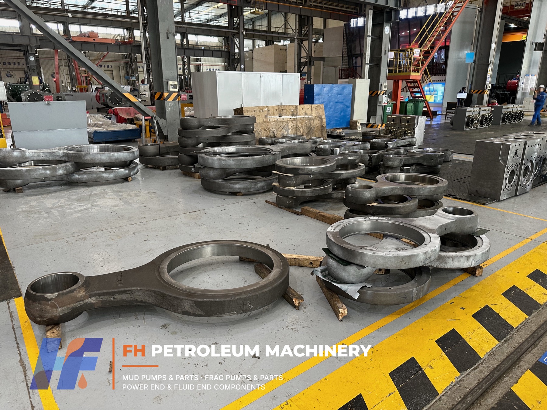 Batch production of mud pump connecting rods at FH Petroleum